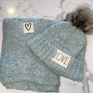 Rae Dunn Winter hat and scarf